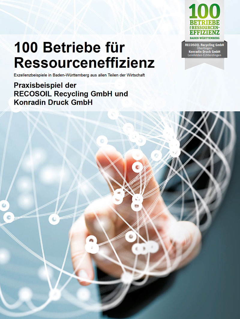 PDF Download Bericht 100 Betriebe für Ressourceneffizienz Konradin Druck